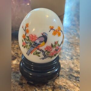 Avon Imperial Garden Cologne Perfume Bottle Vintage Birds of Paradise Art 28ml